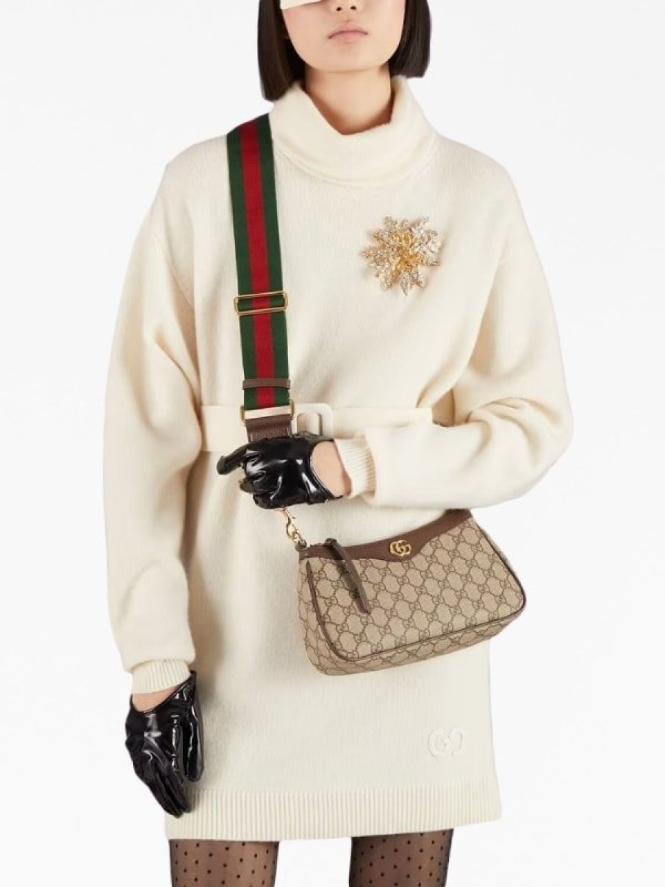 Маленькая сумка на плечо Gucci Ophidia